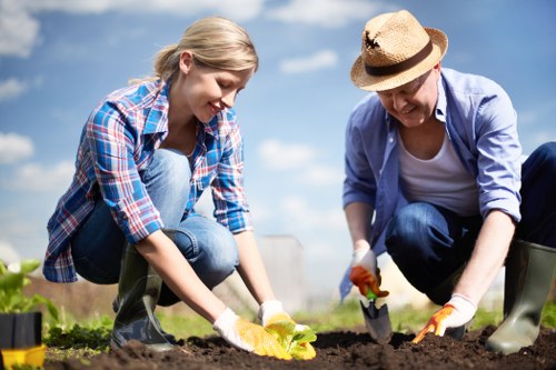 Image showing a service issue being recorded for review by gardeners