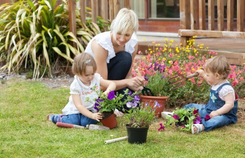 Illustration of a completed complaints process for a gardening service